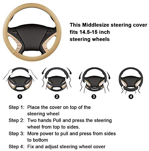 Bling Bling Diamond Rhinestones Crystal Car Steering Wheel Cover