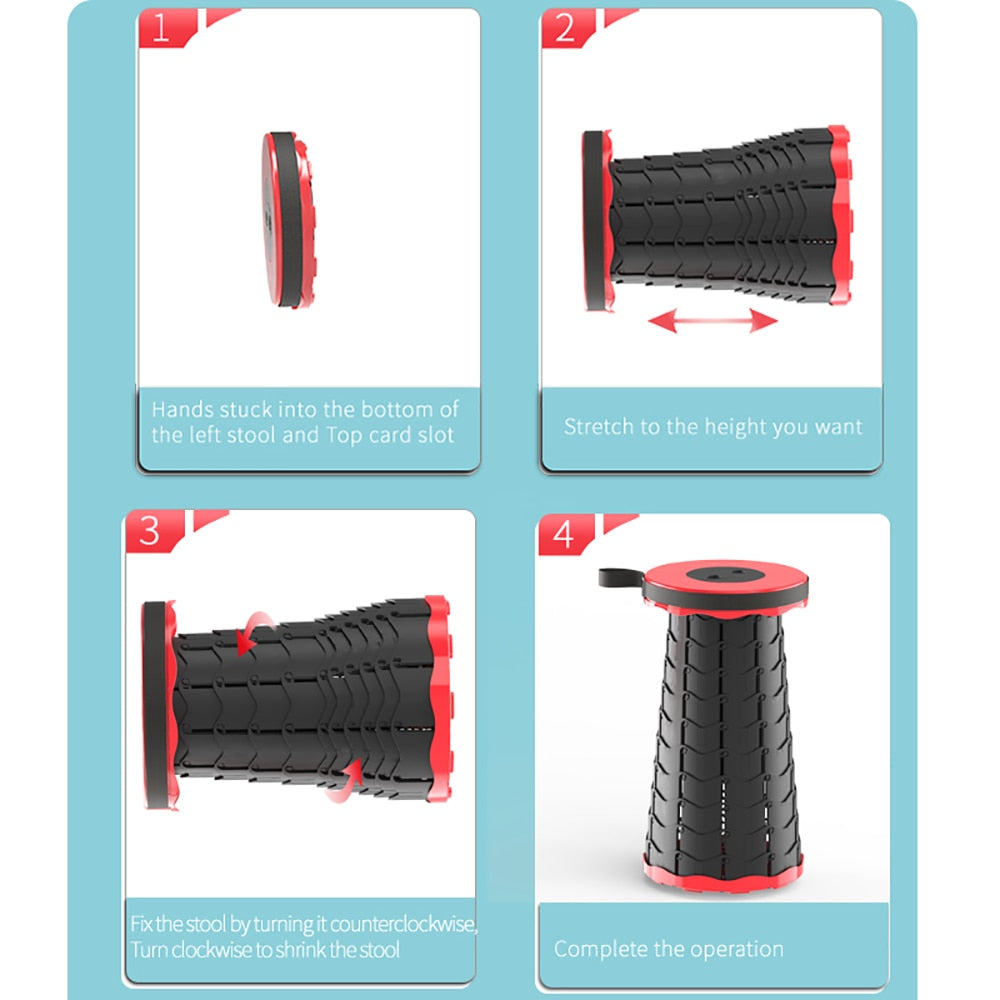 Folding Collapsible Camp Stool
