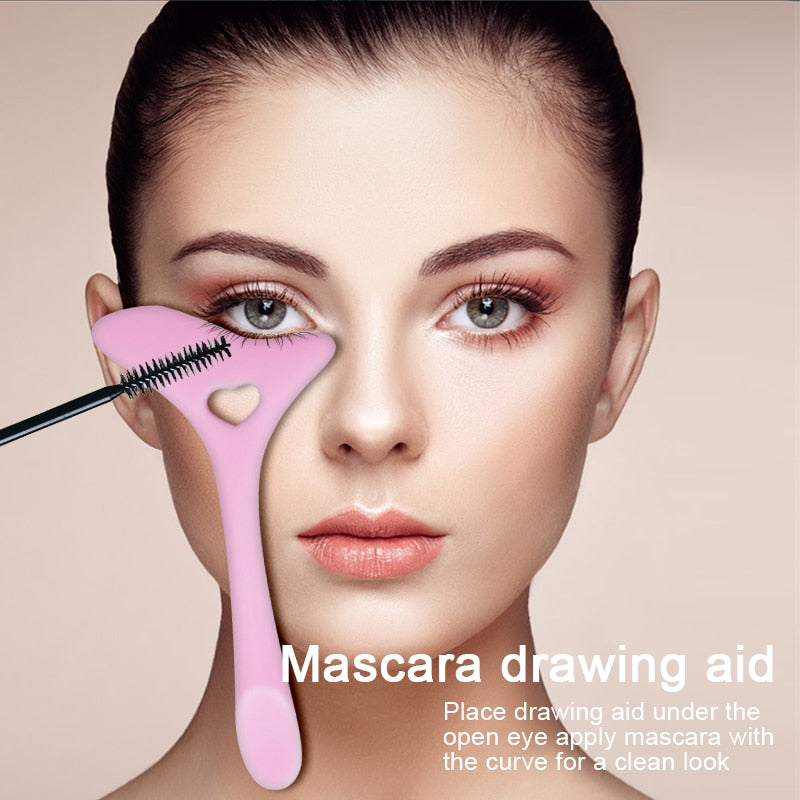 Silicone Eyeliner Makeup Stencils Wing Tips Mascara Drawing Tool