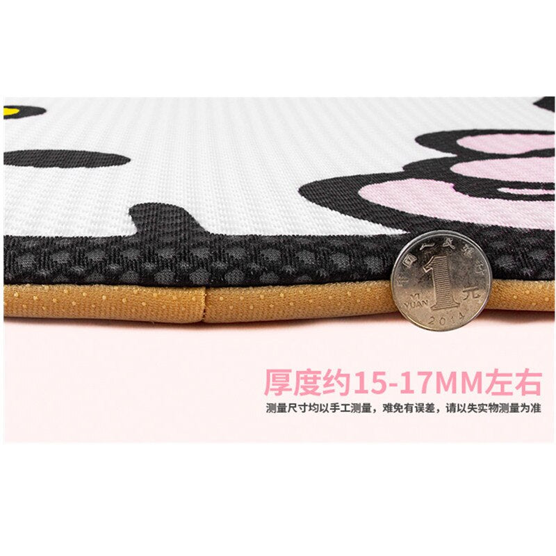 Cute Sanriod Anime Hello Kitty Car Seat Cover Cushion Protector Summer Pad Accessories Cartoon Seat Protect Cushion Automobile