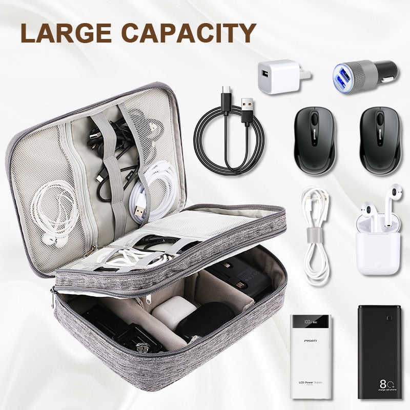 Portable Cable Digital Storage Bags Organizer