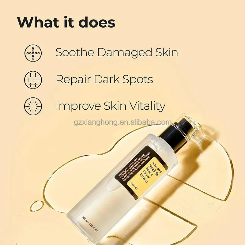 COSRX Advanced Snail 96 Mucin Power Essence Snail Secretion Filtrate for Anti-aging Wrinkles Hyaluronic Acid Nourishing 100ml