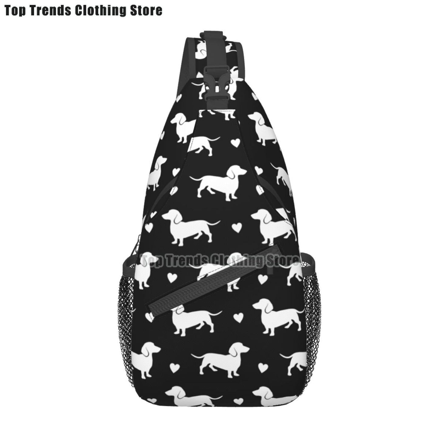 Crossbody Sling Wiener Dog Backpack