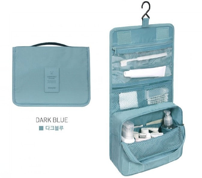 Waterproof Foldable Cosmetic Bag Travel Bag Toiletries Organizer