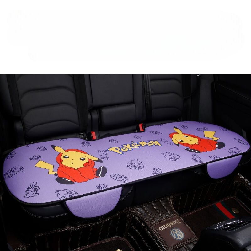 Sanrio Kawaii Hello Kitty Car Seat Cushion Cartoon Car Flax Breathable Seat Cushion Car Interior Accessories Cute Auto Parts