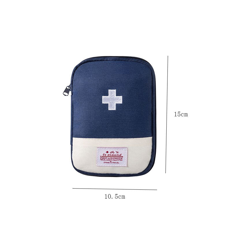 Zipper Portable Medicine Bag First Aid Kit