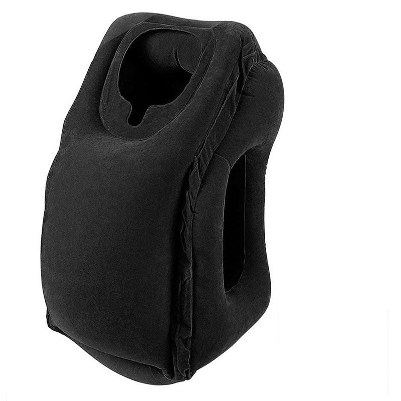 Inflatable Air Cushion Travel Pillow Headrest Chin Support Cushions for Airplane Plane Office Rest Neck Nap Pillows