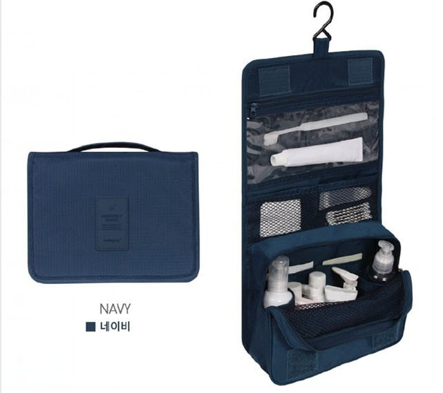 Waterproof Foldable Cosmetic Bag Travel Bag Toiletries Organizer