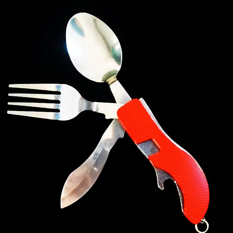 4 in 1 Multifunctional Outdoor Camping Utensil