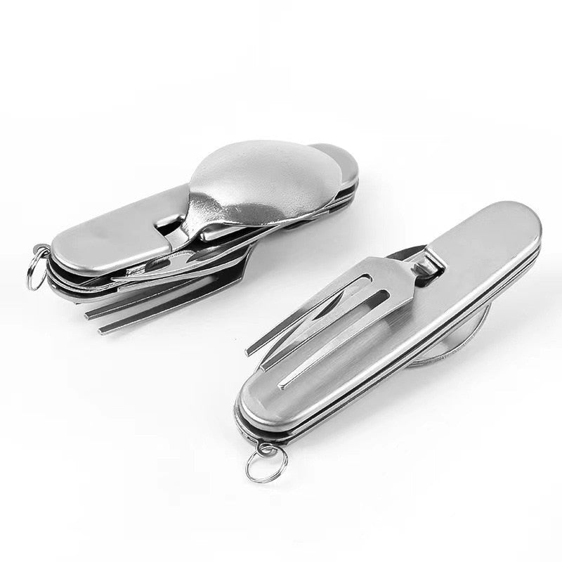 4 in 1 Multifunctional Outdoor Camping Utensil