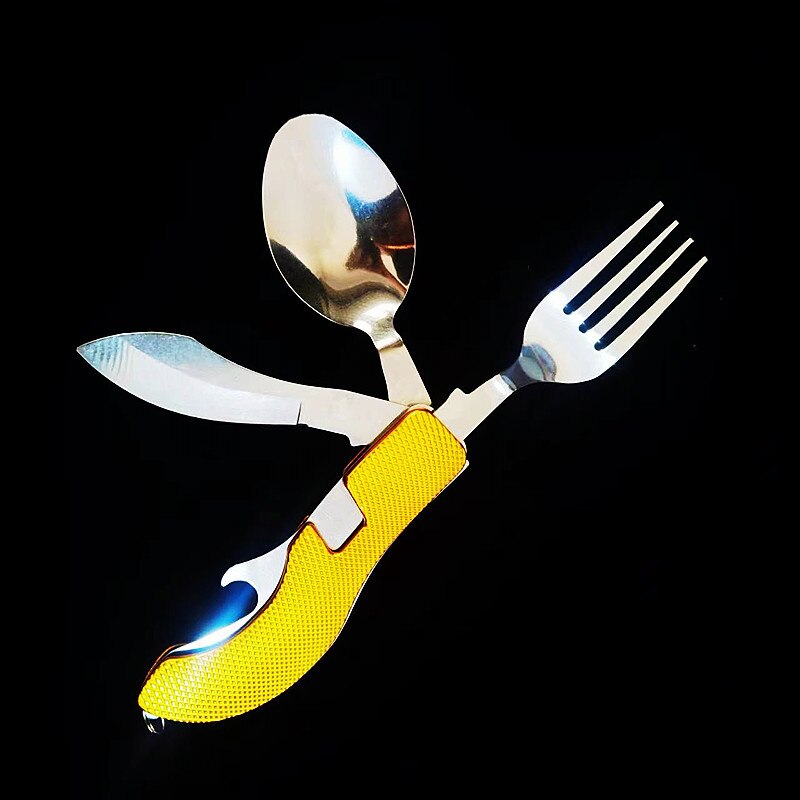 4 in 1 Multifunctional Outdoor Camping Utensil