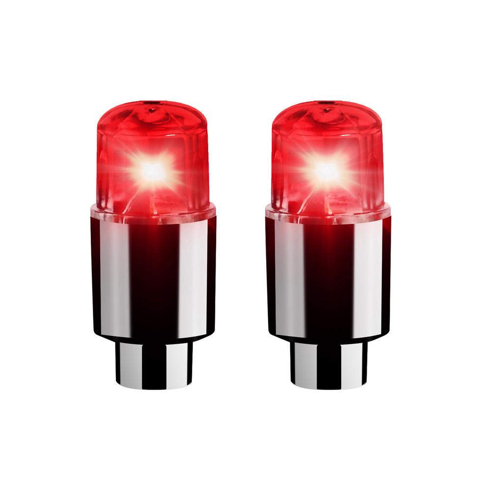 4-Piece Tire Valve Cap Lights