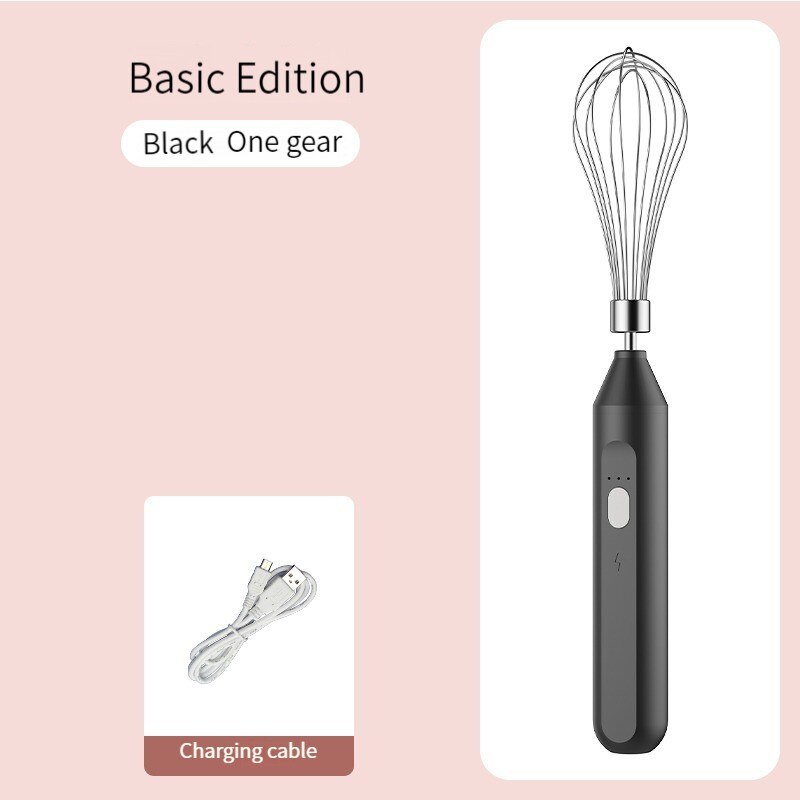 Electric Milk Frother Handheld Egg Beater Coffee Milk Drink Egg Mixer