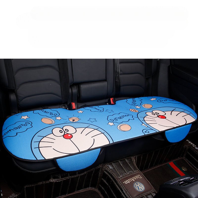 Sanrio Kawaii Hello Kitty Car Seat Cushion Cartoon Car Flax Breathable Seat Cushion Car Interior Accessories Cute Auto Parts