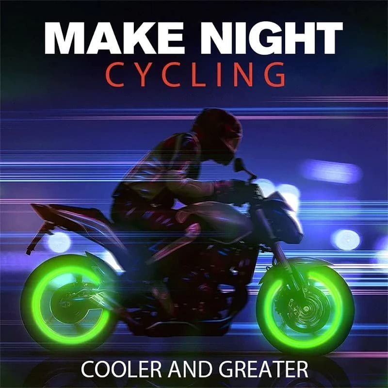 Car Luminous Glowing Tire Valve Cap LED Lights