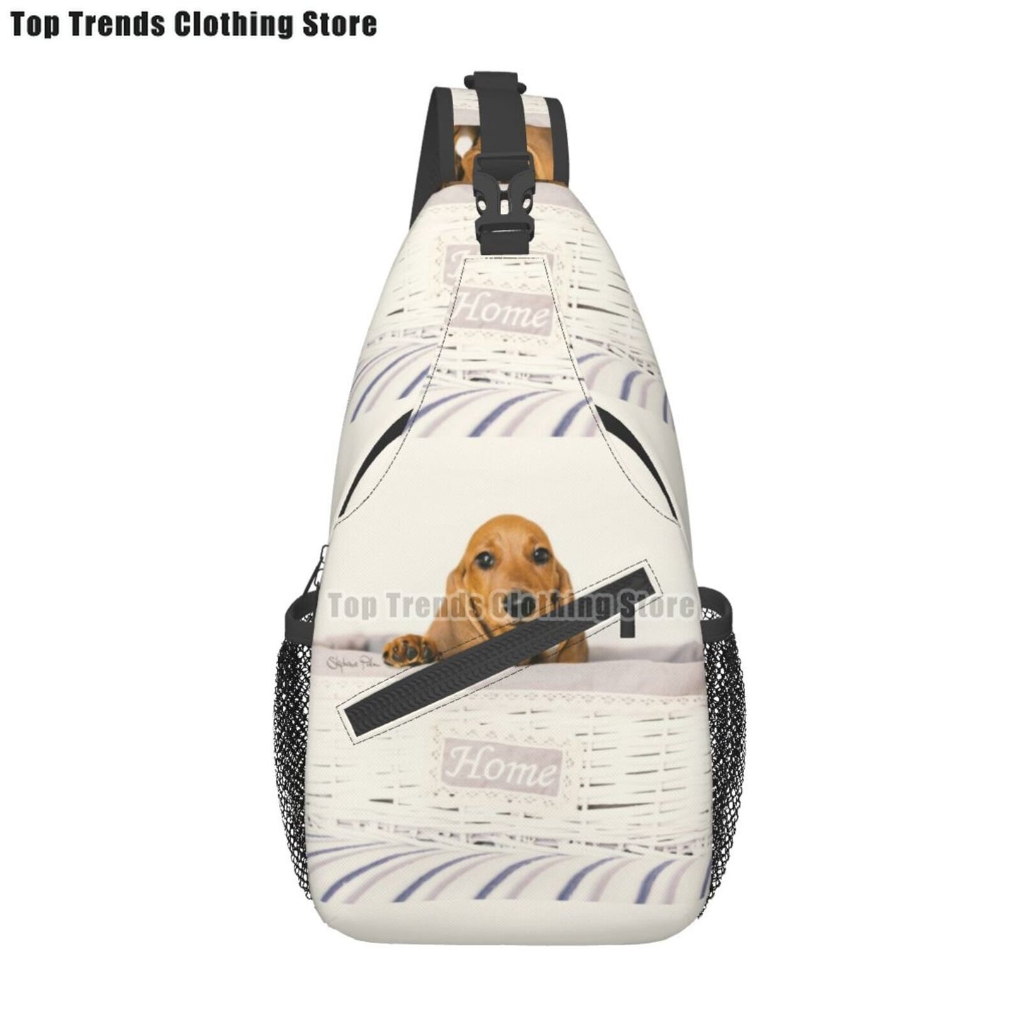 Crossbody Sling Wiener Dog Backpack