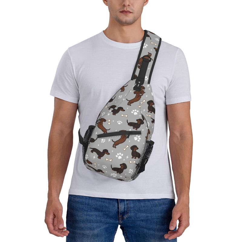 Crossbody Sling Wiener Dog Backpack