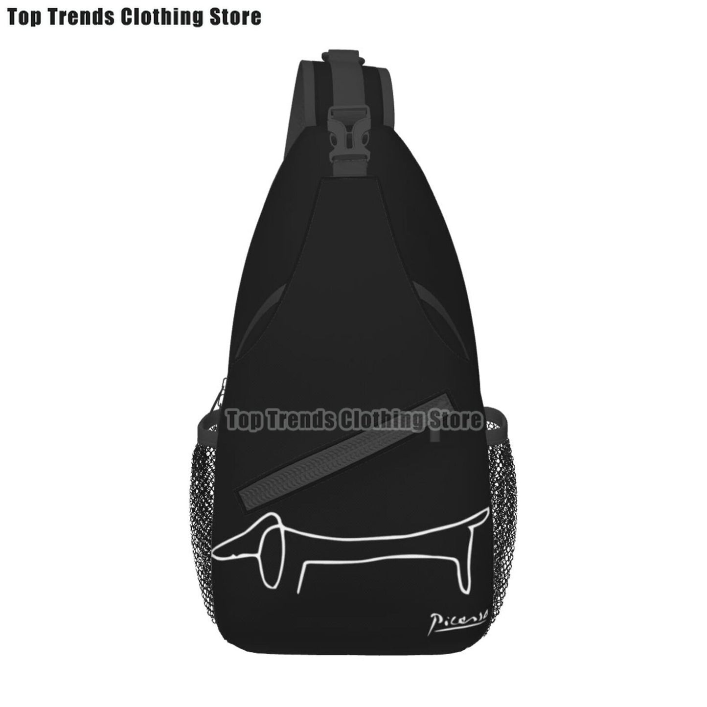 Crossbody Sling Wiener Dog Backpack