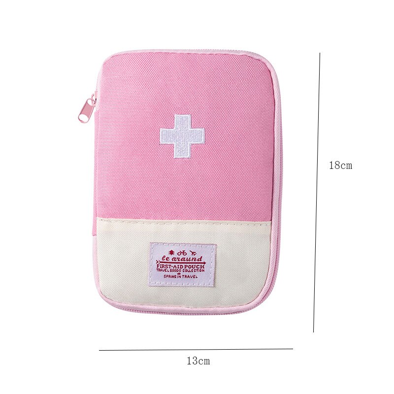 Zipper Portable Medicine Bag First Aid Kit