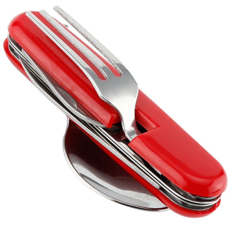 4 in 1 Multifunctional Outdoor Camping Utensil