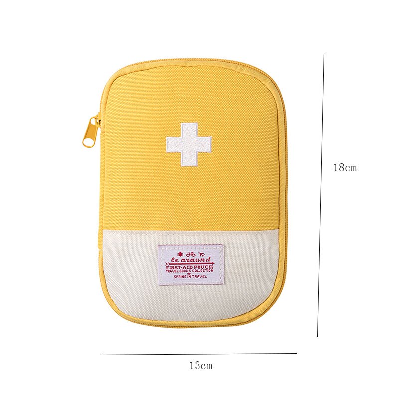 Zipper Portable Medicine Bag First Aid Kit