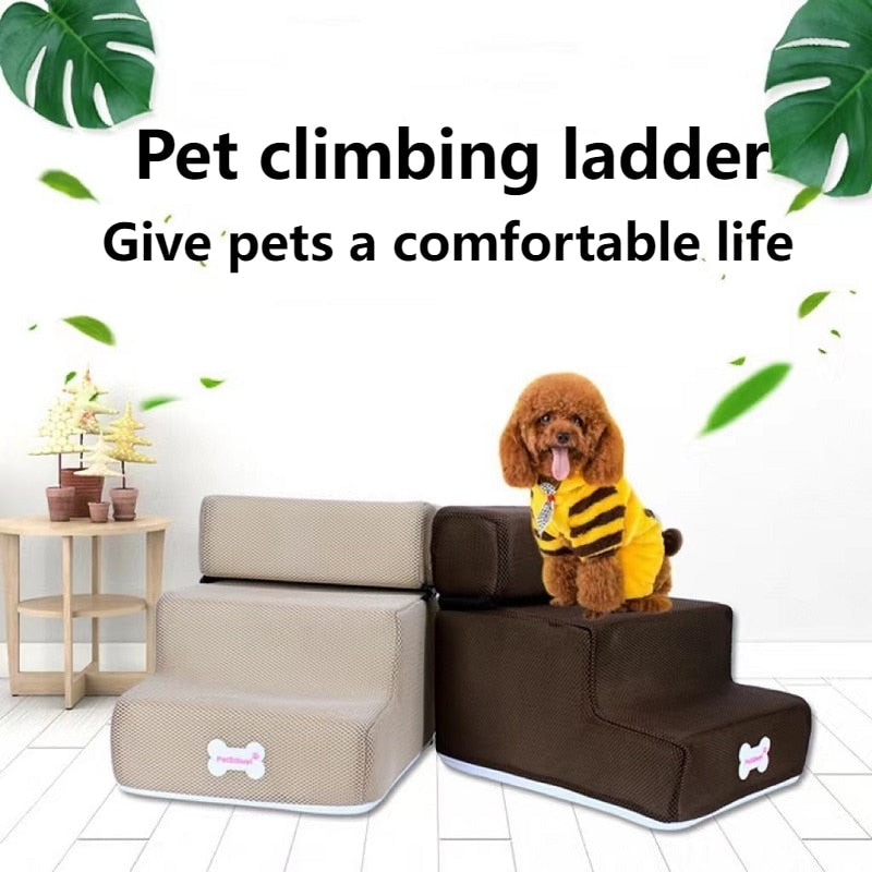 Dog Stairs Pet 3 Steps Stairs for Small Dog Cat