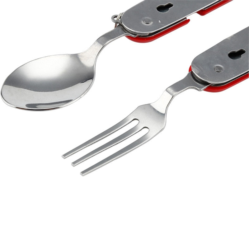 4 in 1 Multifunctional Outdoor Camping Utensil