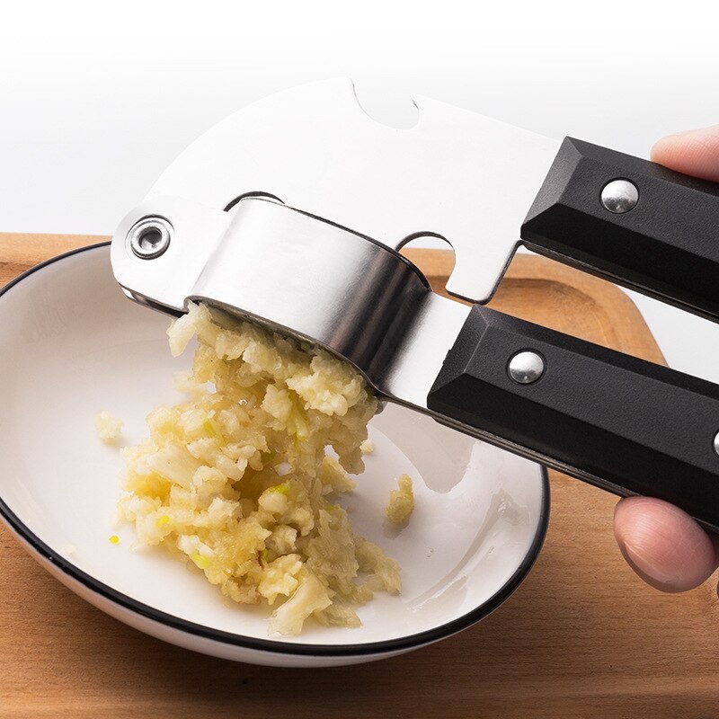 Stainless Steel Garlic Press Household Garlic Garlic Press Manual Garlic Press