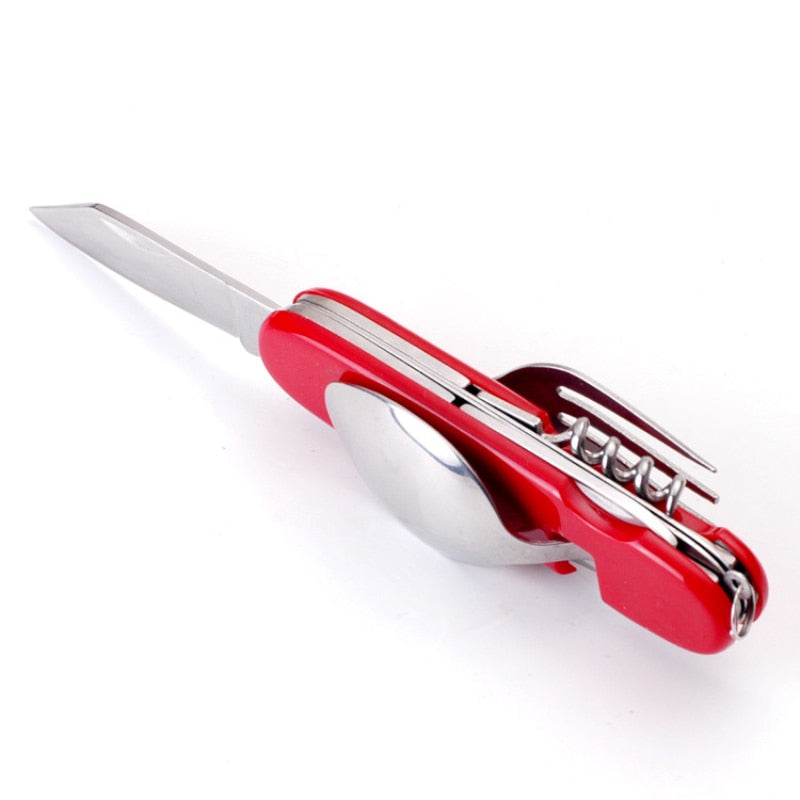 4 in 1 Multifunctional Outdoor Camping Utensil