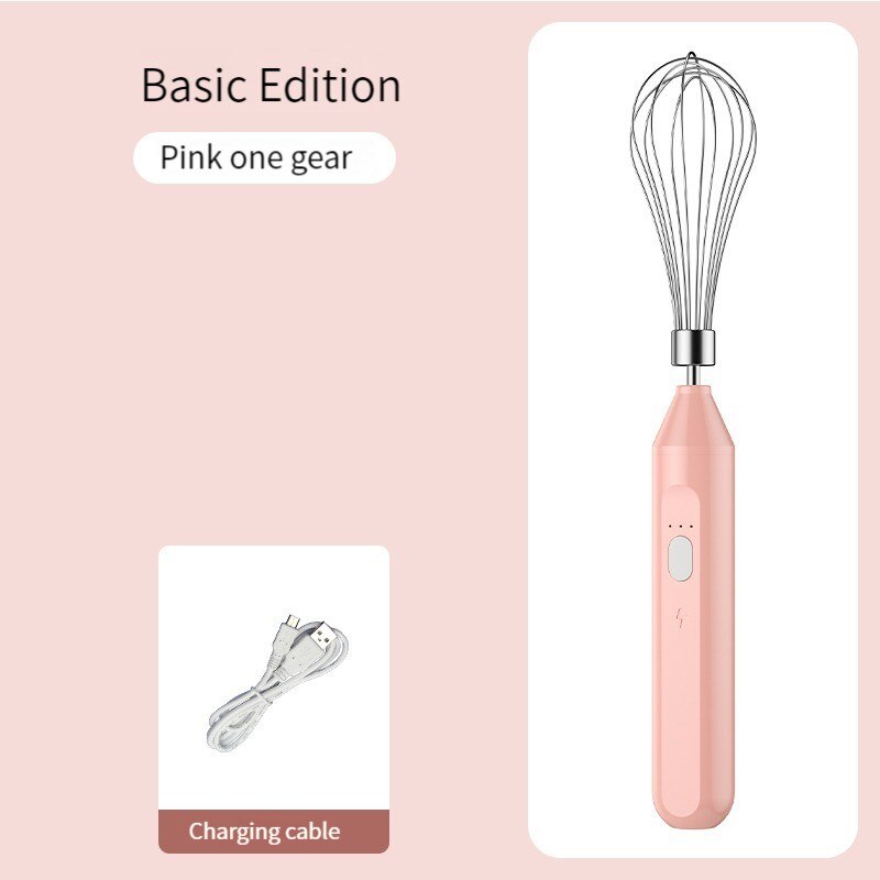 Electric Milk Frother Handheld Egg Beater Coffee Milk Drink Egg Mixer