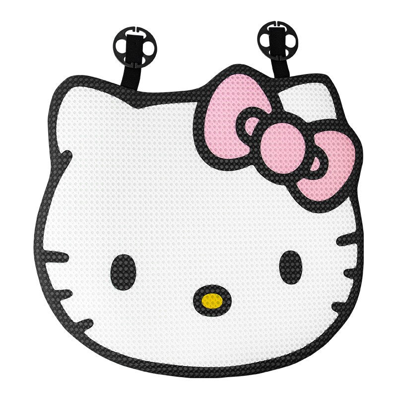 Cute Sanriod Anime Hello Kitty Car Seat Cover Cushion Protector Summer Pad Accessories Cartoon Seat Protect Cushion Automobile