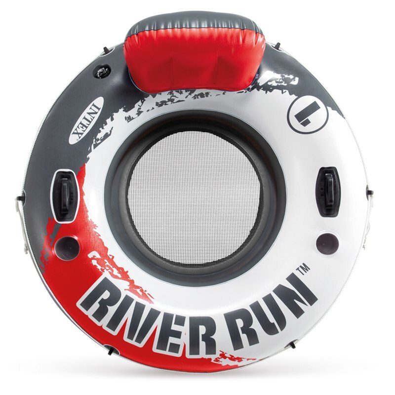River Run Inflatable Lake Floating Water Tube Lounger, Color Varies For Swimming Pool River Lake Outdoor
