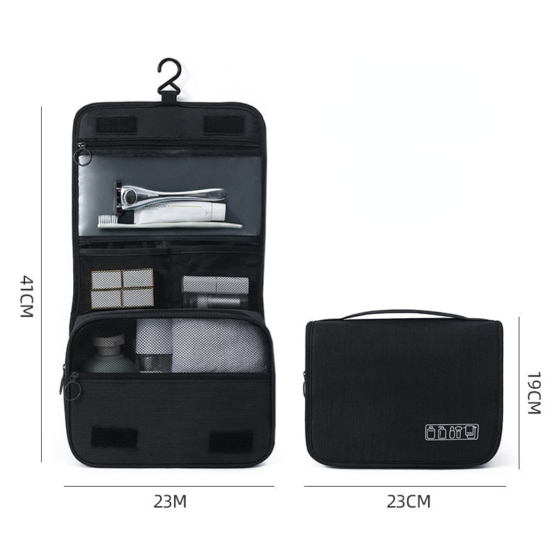Waterproof Foldable Cosmetic Bag Travel Bag Toiletries Organizer