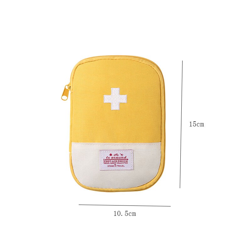 Zipper Portable Medicine Bag First Aid Kit