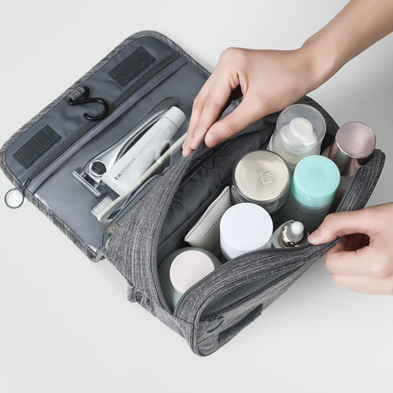Waterproof Foldable Cosmetic Bag Travel Bag Toiletries Organizer