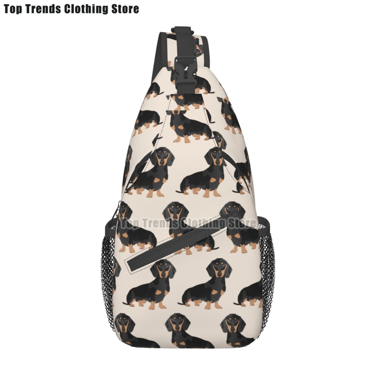 Crossbody Sling Wiener Dog Backpack