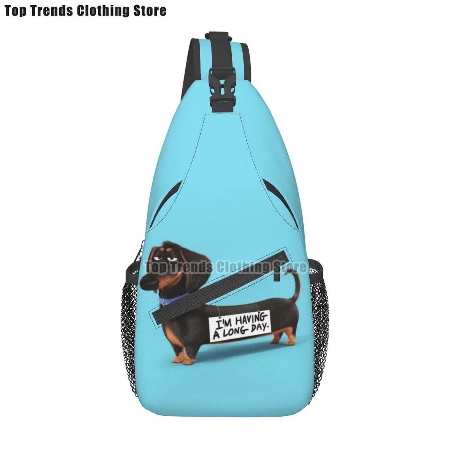 Crossbody Sling Wiener Dog Backpack