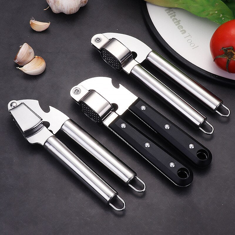 Stainless Steel Garlic Press Household Garlic Garlic Press Manual Garlic Press