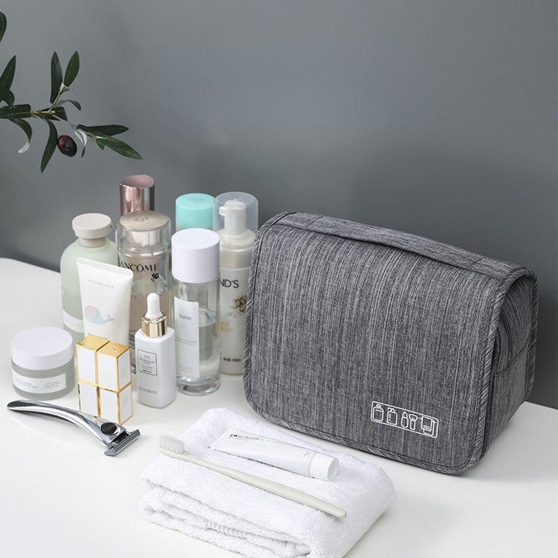 Waterproof Foldable Cosmetic Bag Travel Bag Toiletries Organizer