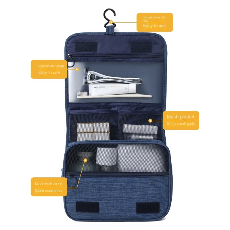 Waterproof Foldable Cosmetic Bag Travel Bag Toiletries Organizer