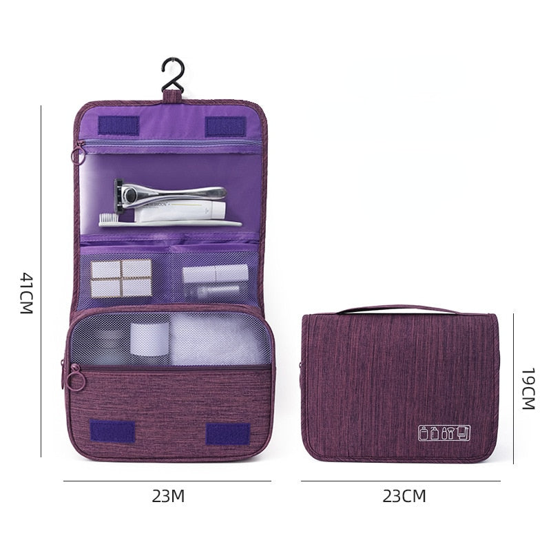 Waterproof Foldable Cosmetic Bag Travel Bag Toiletries Organizer