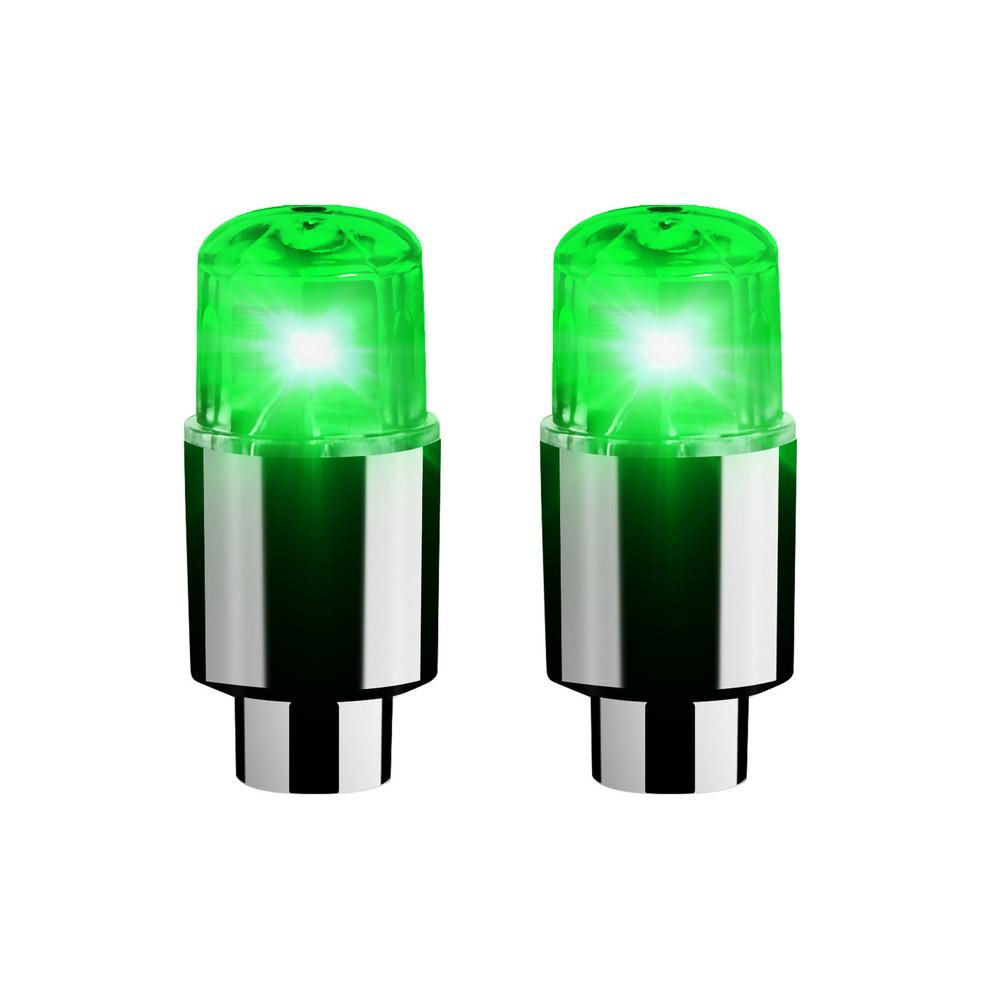 4-Piece Tire Valve Cap Lights