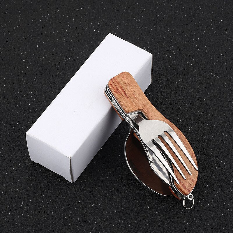 4 in 1 Multifunctional Outdoor Camping Utensil