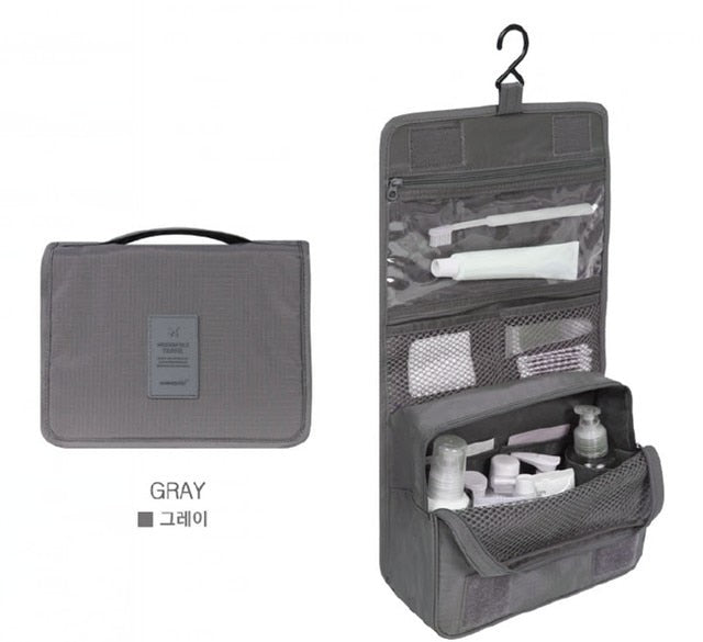Waterproof Foldable Cosmetic Bag Travel Bag Toiletries Organizer