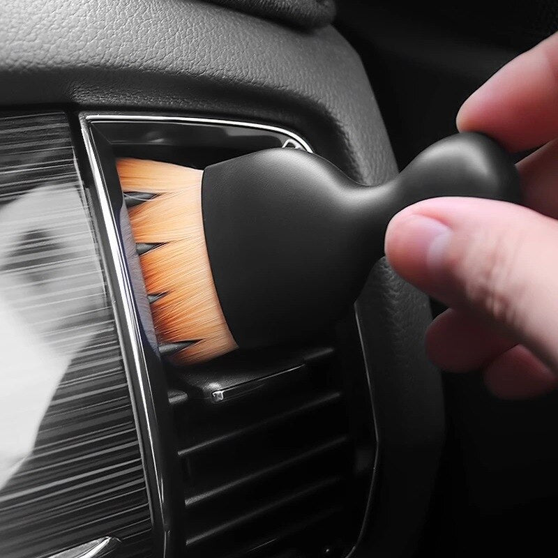2 Pcs Car Interior Dust Sweeping Soft Brush Car Washing Tool