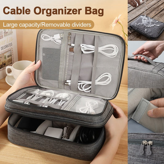 Portable Cable Digital Storage Bags Organizer