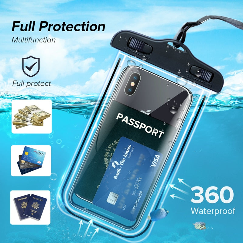 Universal Waterproof Phone Case For iPhone and Samsung