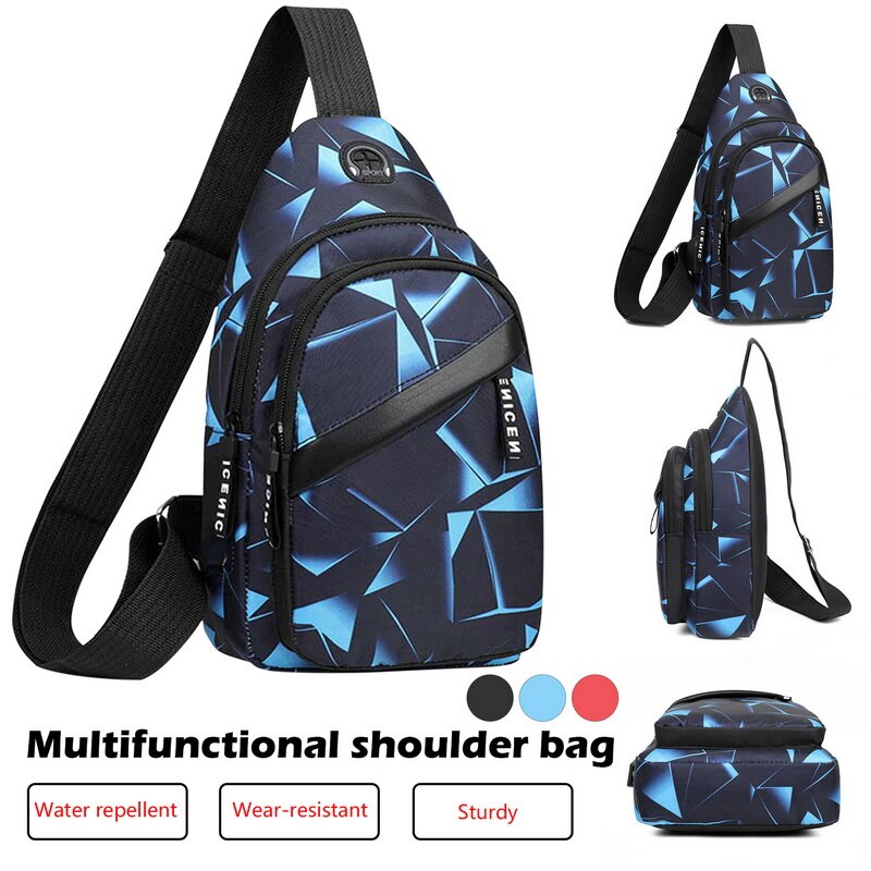 Crossbody Sling Backpack Sling Bag Travel Hiking Chest Bag Daypack