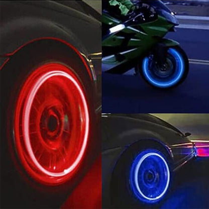 4-Piece Tire Valve Cap Lights