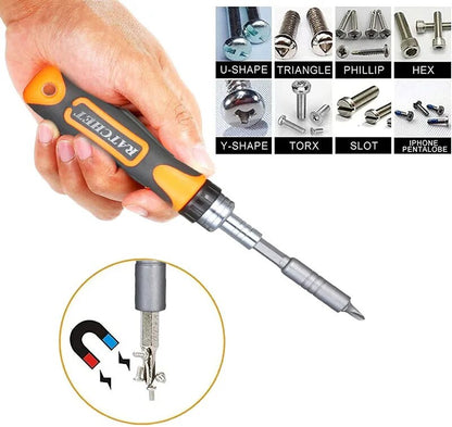 Labor-Saving Ratchet Screwdriver Set Household Combination Toolbox Hardware Magnetic Screw Driver Kit Bits Torx Screwdrivers